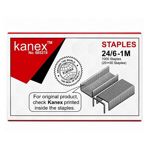 kanex-size-24-6-stapler-needle - edari store سوزن منگنه سایز 24/6 کانکس
